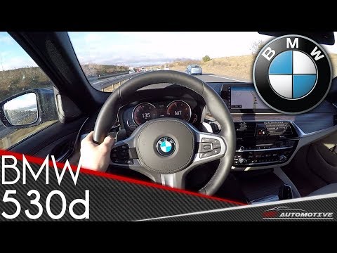 BMW 530d xDrive Touring G31 POV Test Drive + Acceleration 0 - 200 km/h + Autobahn SPEED