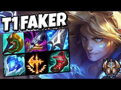 T1 Faker EZREAL ADC vs CASSIOPEIA - Patch 11.18 Challenger Korea ✅