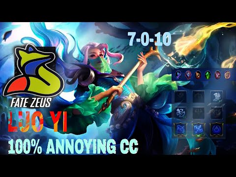 Luo Yi Annoying CC Mage!! Insane burst damage | MOBILE LEGENDS