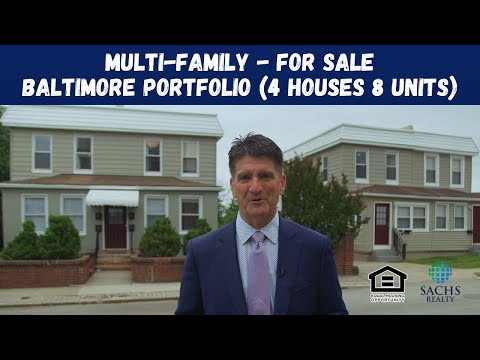 Baltimore Multi-Family Real Estate For Sale - Multi Family Real Estate Investment Opportunity