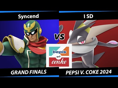 Syncend (Captain Falcon) [W] v. I SD (Greninja) [L] - GRAND FINALS - Pepsi v. Coke 2024