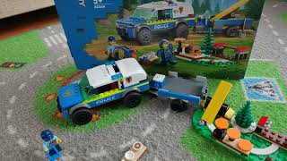 LEGO® City 60369 Mobilní cvičiště policejních psů