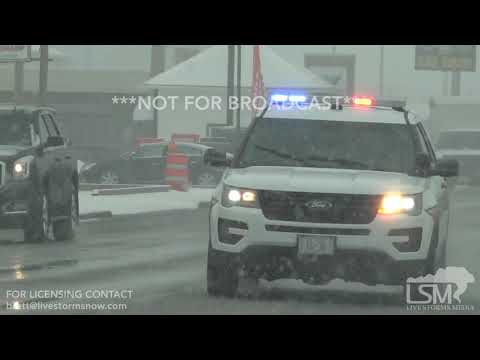03-07-2019 Macomb, IL  Snowstorm, Snow Removal, Police Response