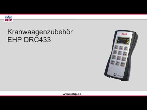 EHP DRC 433 Funkfernbedienung mit OLED-Display für Kranwaagen Kranwaage
