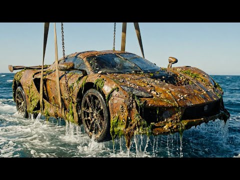 After Years Lost Beneath the Ocean… This Bugatti Veyron’s Restoration Is Unbelievable