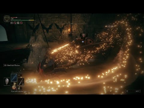 ELDEN RING: How to CHEESE secret Crucible Knight in Stormveil