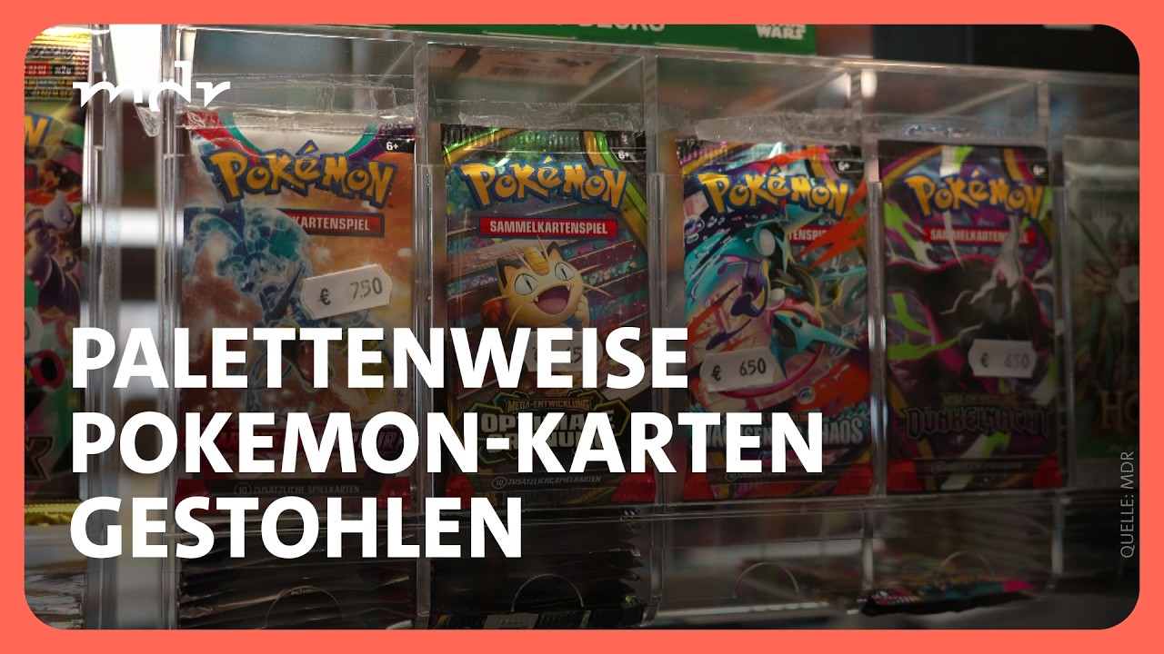 Einbrecher stehlen Sammelkarten im Wert von 50.000 Euro | Kripo live | MDR