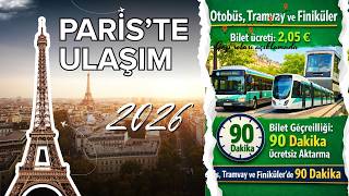 Paris’te Şehir içi Ulaşım ve Kartlar 2026