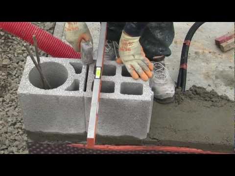 comment construire un mur en bloc beton