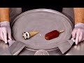 Cornetto VS Magnum Ice Cream Experiment Which Ice Cream Rolls Better ASMR
