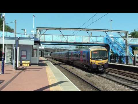 (HD) A Class 365 passes norh through Alexandra Palace