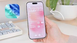 📱🌸 How to Customise your iPhone with iOS 26 | lock screen, home screen, custom icons