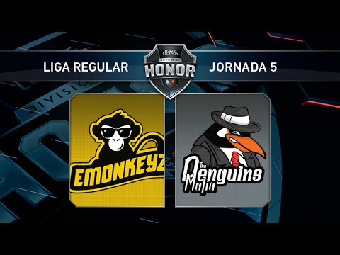 Emonkeyz vs The Penguins Mafia - #LoLHonor5 - Mapa 1 - Jornada 5 - T11