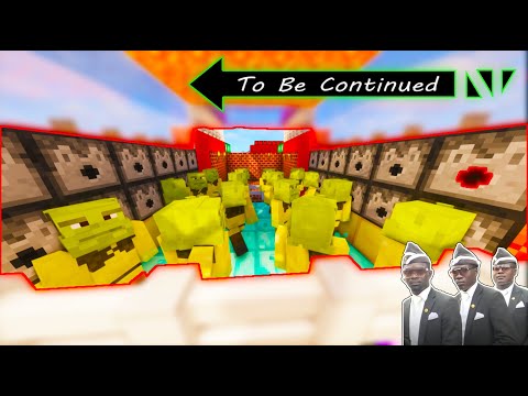 TRAPS for 1000 SHREK.EXE and THOMAS.EXE - Coffin Meme Compilation in Minecraft / Animation