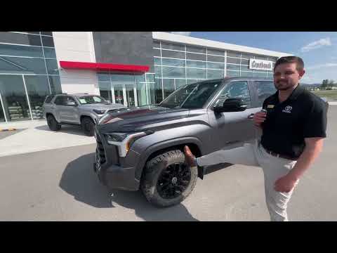 2024 Toyota Tundra 4x4 Crewmax Limited Long Bed in Gray for sale at Cranbrook Toyota in Cranbrook, BC