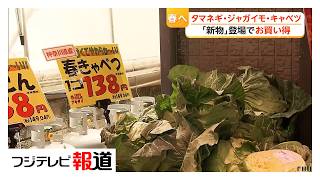 タマネギやジャガイモ「新物」登場でお買い得に　今後の野菜値下がりに期待も　“値上げの春”どう乗り切る？（2026年03月31日）