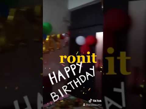 Happy birthday Ronit