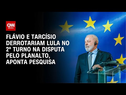 Apex/Futura: Flávio e Tarcísio derrotariam Lula no 2º turno na disputa pelo Planalto | CNN 360º