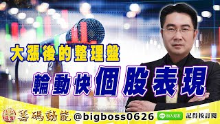 【大戶羅盤籌碼動能】 #謝宗霖 0913，大漲後的整理盤 輪動快個股表現 (圖)