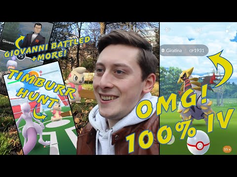 100% IV GIRATINA in 1 RAID! + SHINY TIMBURR RAID TRAIN & Shadow Entei + MORE NEWS! | Pokemon GO