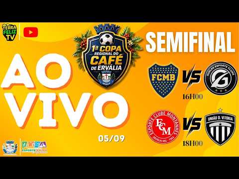 🔴 AO VIVO | SEMI FINAL DA COPA REGIONAL DO CAFÉ DE ERVÁLIA 05/09/2026 🔴