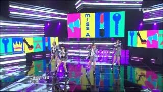 miss A - I don&#39;t need a man, 미쓰에이 - 남자 없이 잘 살아, Music Core 20121103