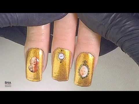 DECALCOMANIES MEDAILLON - MARILYN