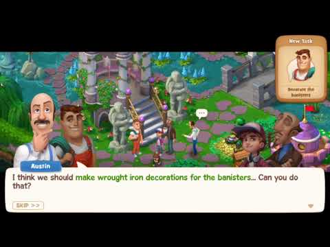 Gardenscapes -- area 14 day 5 - Jason proposes to Alex to marry.