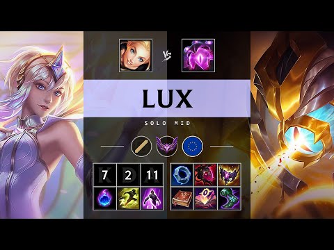 Lux Mid vs Vel'Koz - EUW Master Patch 25.06