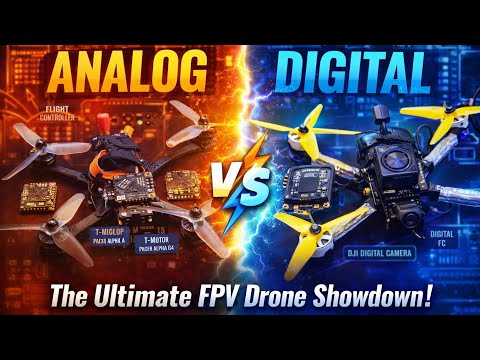 Analog vs Digital: The Ultimate FPV Drone Showdown!