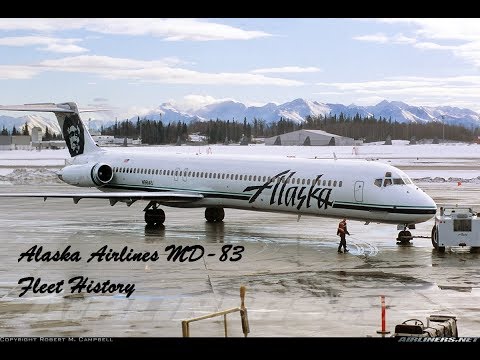 Alaska Airlines Mcdonnel Douglas MD-83 Fleet History (1985-2008)