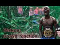 Israel Adesanya walk out on UFC 287 live crowd reaction