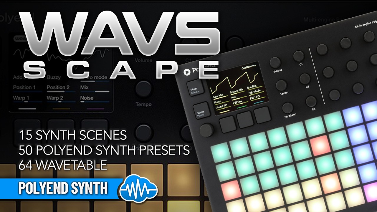 TPL099 - Wavs Scape - Polyend Synth ( 129 presets ) - Video Preview 1