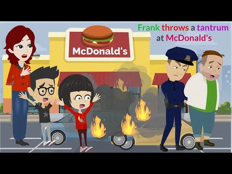 Frank throws a tantrum at McDonald's and gets grounded/Welcome back to Lily English Story!
