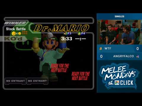 Melee Monday at Click #5 — Singles L Top 8 — WTF vs AngryFalco