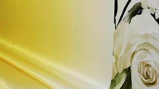 Комплект штор «Кайси (желто-белый)» — видео о товаре