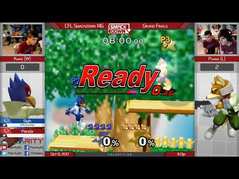 CFL Smackdown 146 Melee - Kaike (Falco) vs Panda (Fox) - Grand Finals