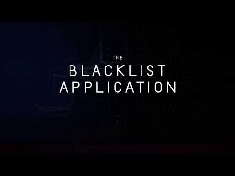 ⁣The Blacklist Application
