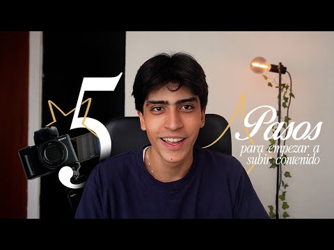La manera MÁS FACIL para empezar a SUBIR CONTENIDO