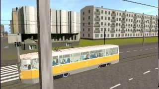 preview picture of video 'Краснотурьинский трамвай в Trainz 2010 (3)'