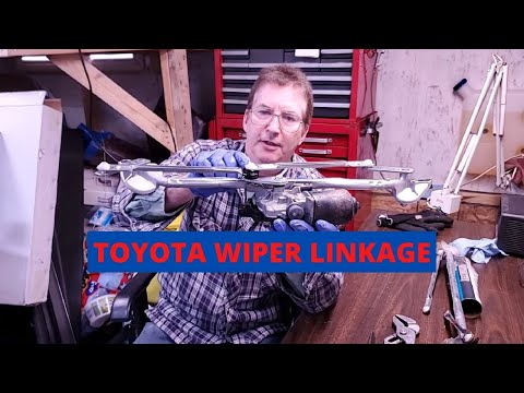 2003-2008 TOYOTA COROLLA/MATRIX, 2003-2008 Pontiac Vibe Wiper linkage replacement. part 1 of 2
