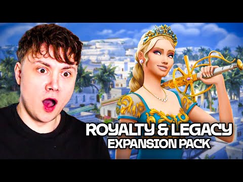 The Sims 4 Royalty & Legacy Expansion Pack (OFFICIAL Trailer breakdown)