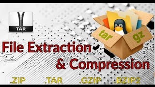 Compress and Extract tar and gz files