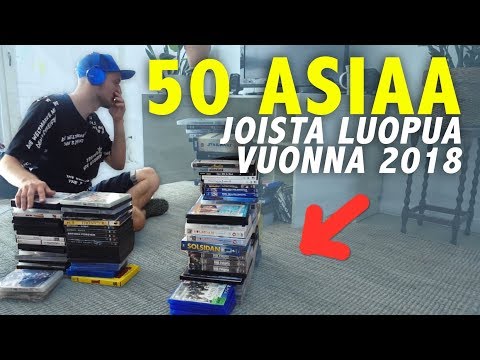50 ASIAA, joista luopua 2018 | Kalenterikarju