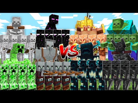 Massive MOB ARMY TOURNAMENT - Minecraft Mob Battle