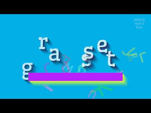 How to say "grasset"! (High Quality Voices)