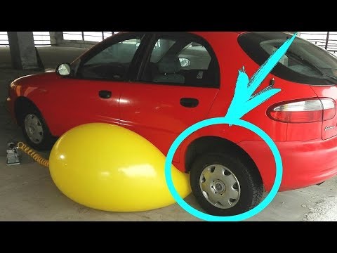 Is it possible to Lift a 1000 kilogram Car with a Huge Balloon?!? Video