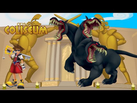 Kingdom Hearts Final Mix Walkthrough Part 4 (Olympus Coliseum)