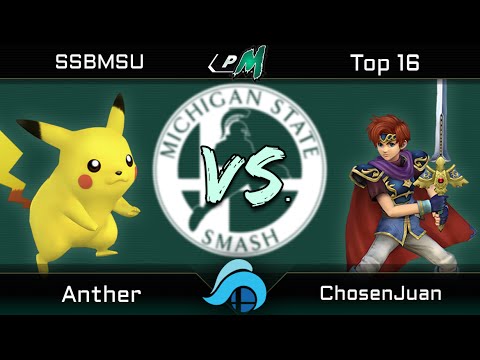 Project MSU Singles Top 16 - Anther (Pikachu) vs. The Chosen Juan (Roy)