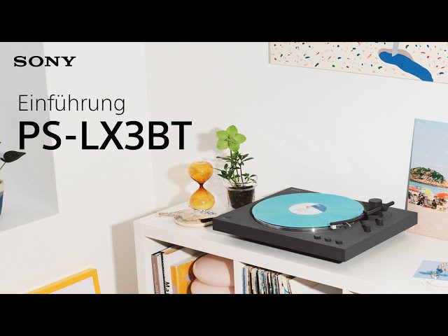 Video teaser voor Vorstellung des Plattenspielers PS-LX3BT von Sony